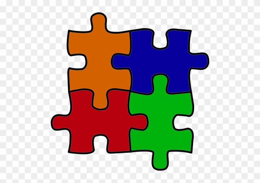 Cartoon Picture Of A Puzzle #386942