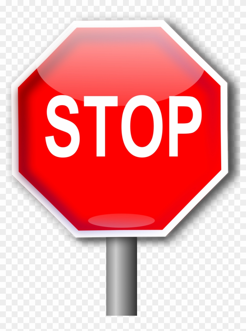 Stop Sign Clip Art Png #386944