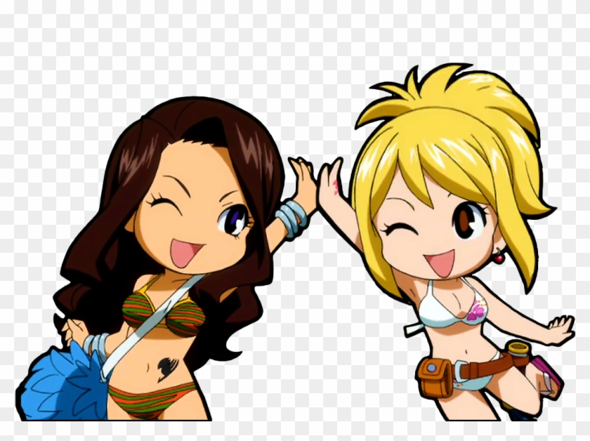 Lucy And Cana - Lucy Fairy Tail Chibi #387099