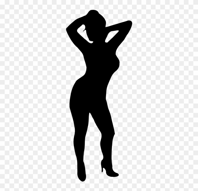 Woman Silhouette - Sexy Black Woman Silhouette #387120