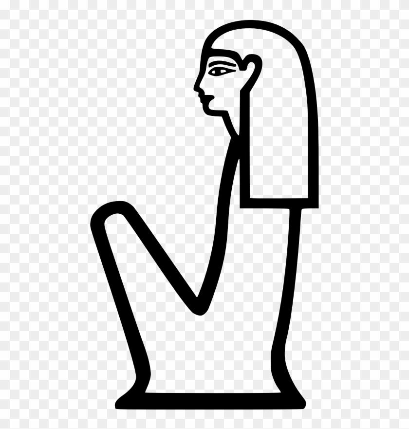 Hieroglyph-female - Bastet Name In Hieroglyphics #387131