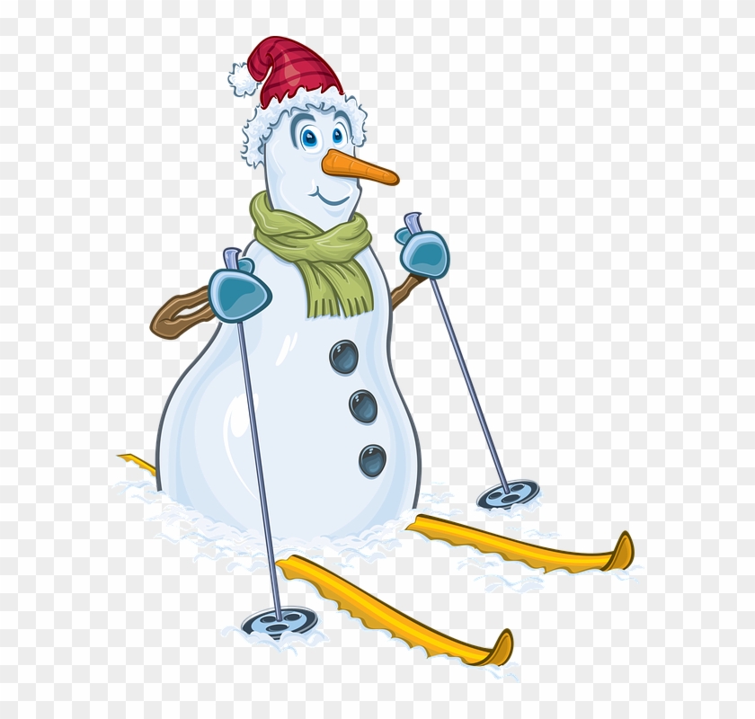 Country Snowman Clipart 8, - Clipart Lumiukko #387330