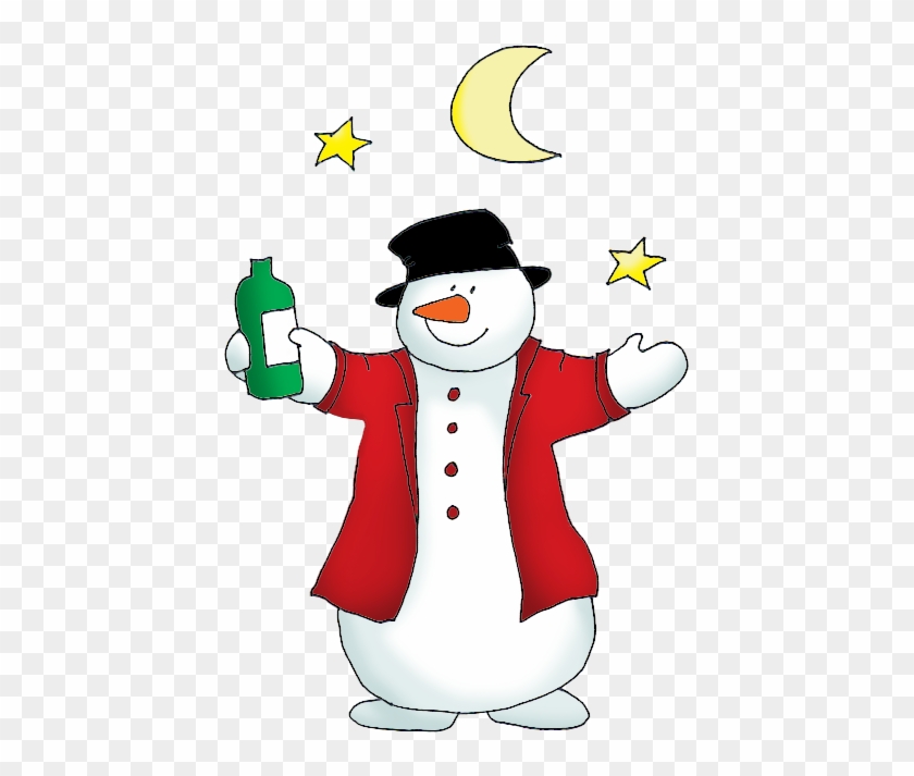 Snowman - Snowman Drinking Clipart Free #387337