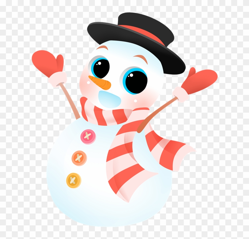 Snowman Clipart Cute - Snowman Clipart Cute #387350