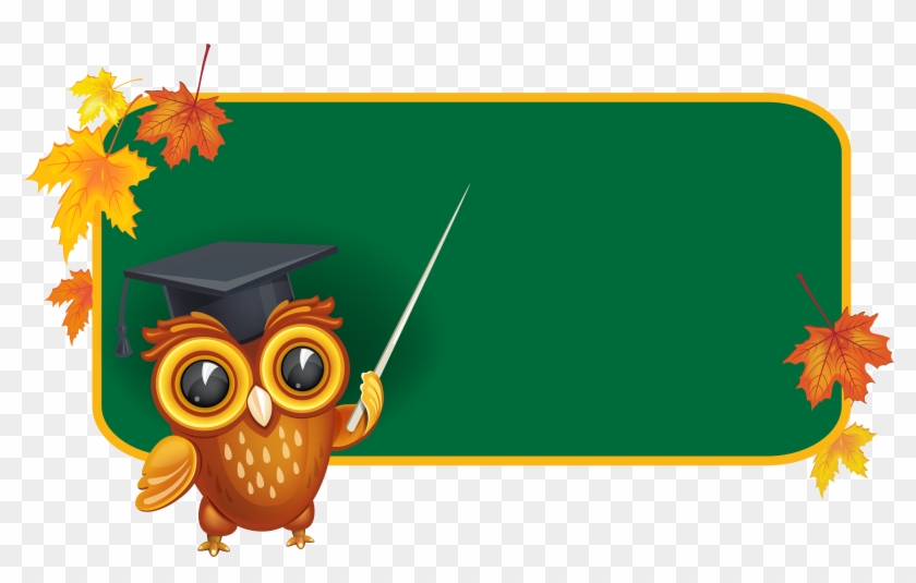 Owl With School Board Png Clipart Image Png M 1440212101 - School Board Clipart #387385