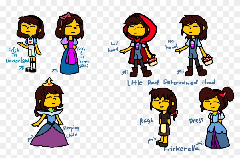 All Frisk By Leviajroyale All Undertale Au Frisk Free Transparent Png Clipart Images Download