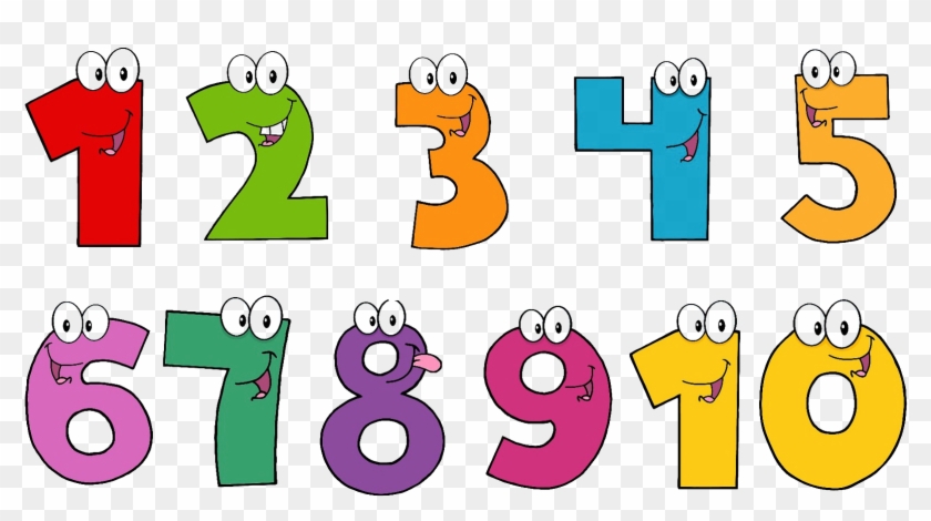 1 To 10 Numbers Transparent Background - 1 To 10 Numbers #387491