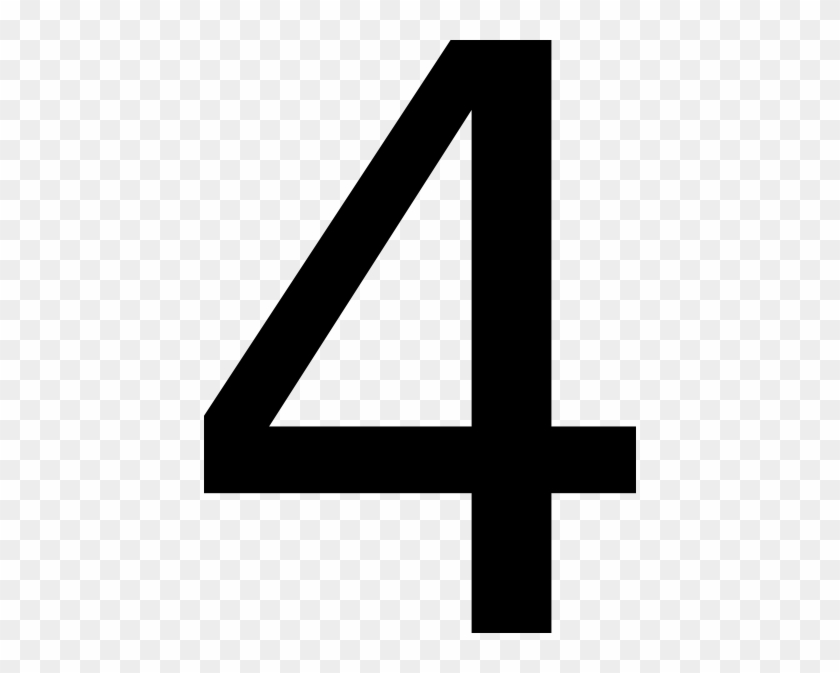 Best Photos Of Huge Number - Number 4 Clipart - Full Size PNG Clipart ...