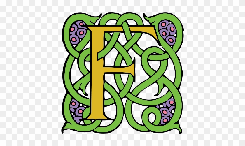 Celtic Fairy Tale Initial F - Fairy Tale #387657