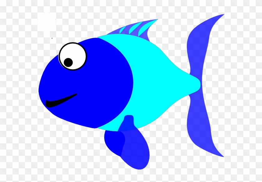Blue Fish Clip Art - Clipart Fish #387754