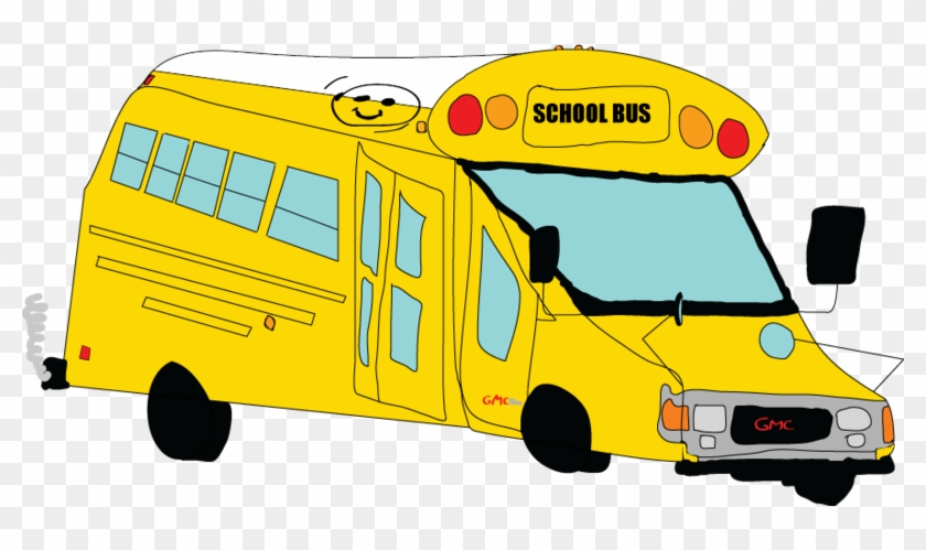 A Drawing Of A School Bus Transparent - School Bus Transparent #387778