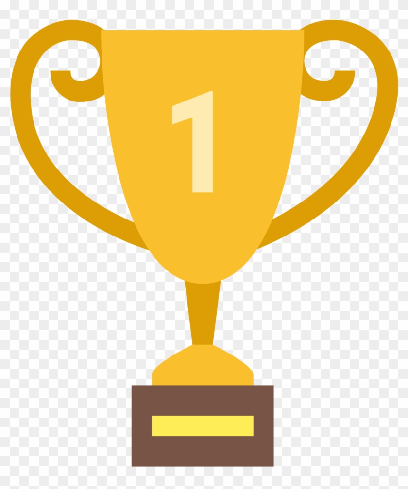 Trophy Clipart Number 1 Pencil And In Color Trophy - Trophy Icon Png #387801