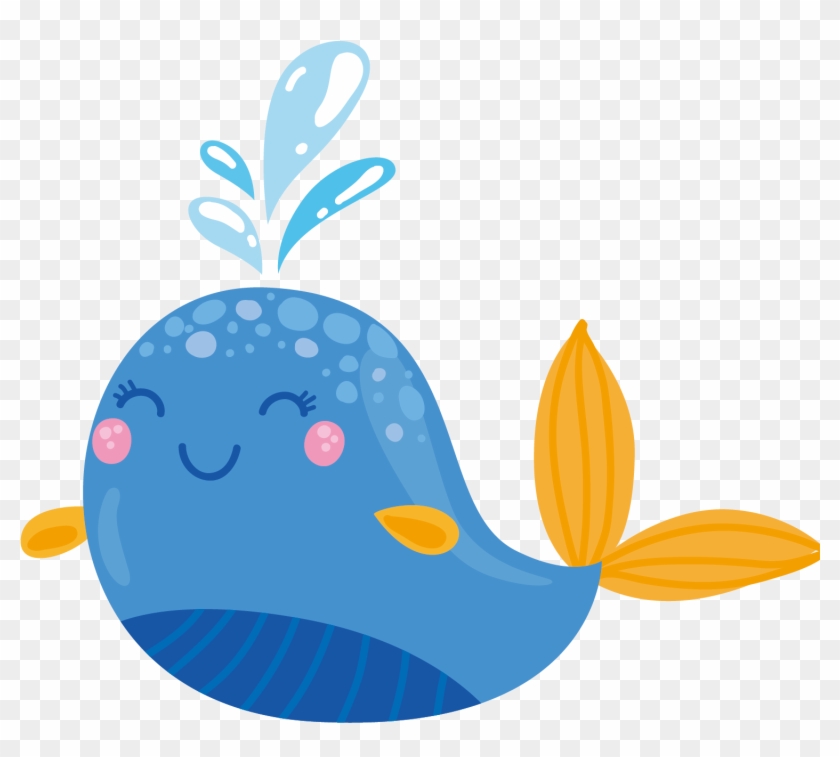 Whale Cartoon Adobe Illustrator Illustration - Ballena Cute #387803