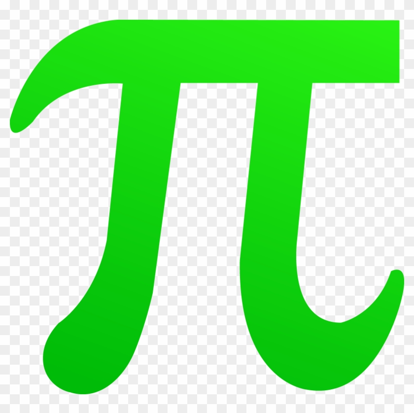 Green Pi Symbol - Mathematical Symbols Clip Art #387975