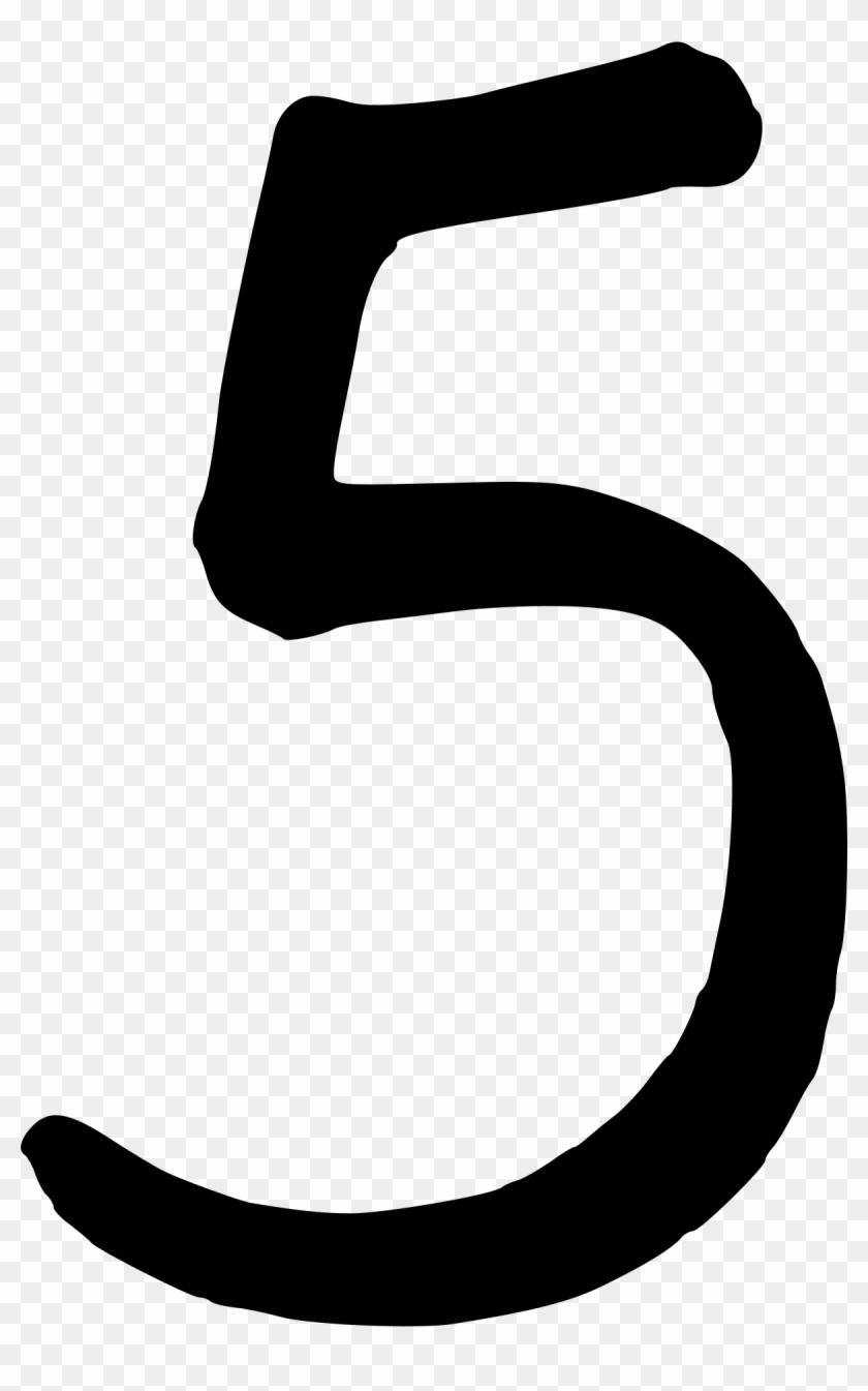 Number 5 Handwritten - Number 5 Handwritten #387974