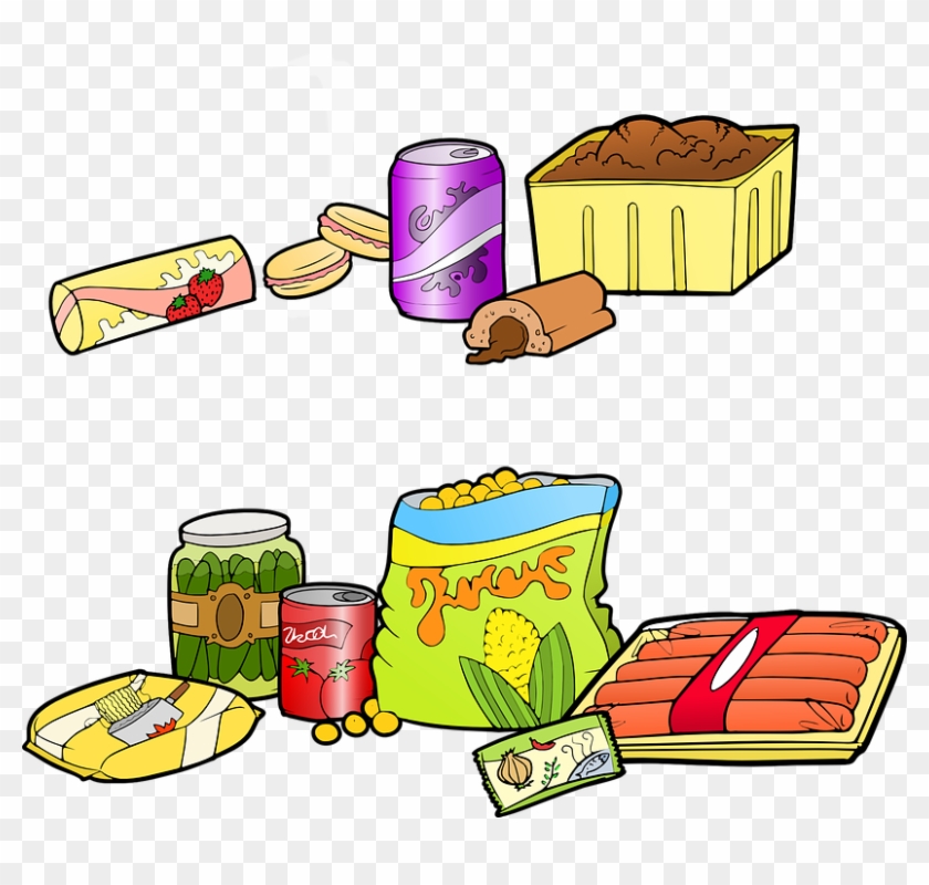 Junk Food Cartoon - Processed Food Cartoon #387998