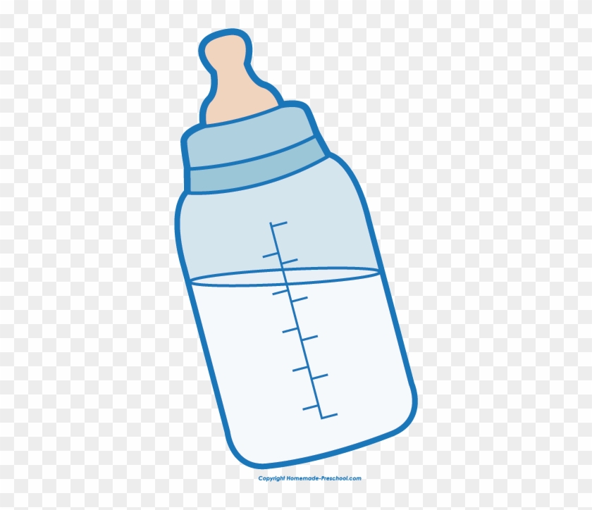 Click To Save Image - Baby Boy Bottle Clipart #388131