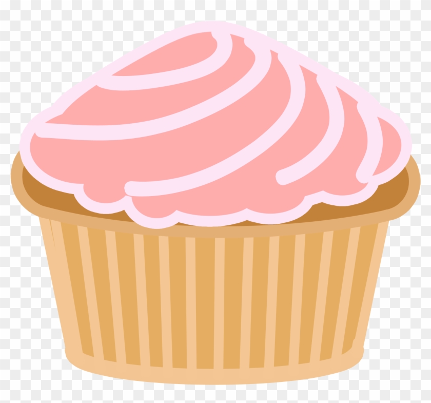 Pink Swirl Cupcake By Quick-stop On Clipart Library - Cup Cake Animation Png #388152