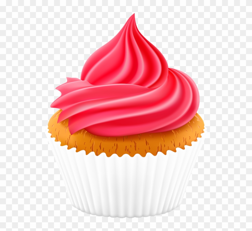 Free Cupcake Clipart 15, - Pink Frosting Cupcake Fun Food Costume T-shirt Cute #388170
