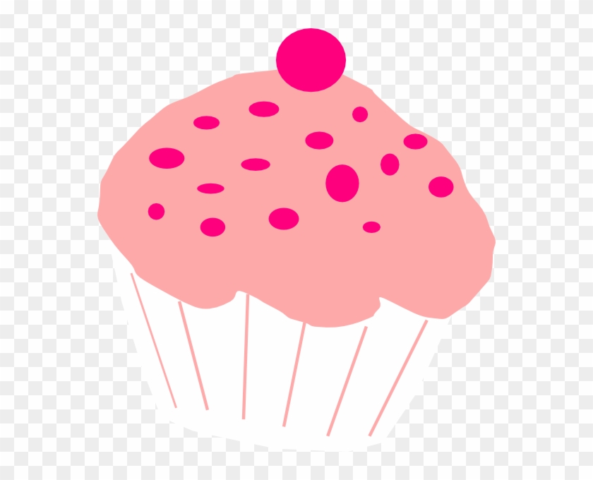 Pink Cupcake Clip Art At Clipart Library - Cupcake Animated #388201
