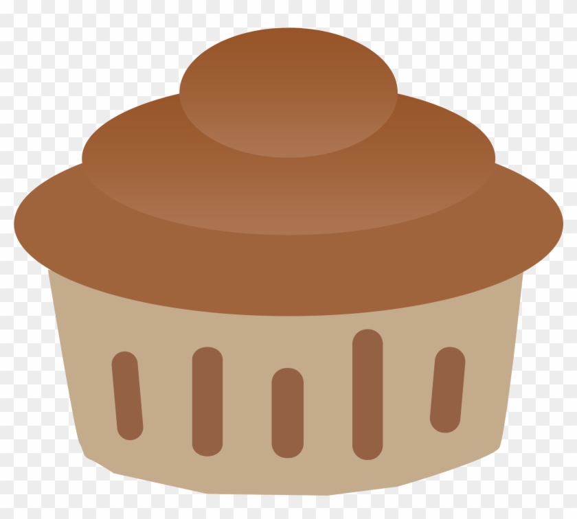 Vanilla And Chocolate Cupcake Clipart - Cupcake #388208