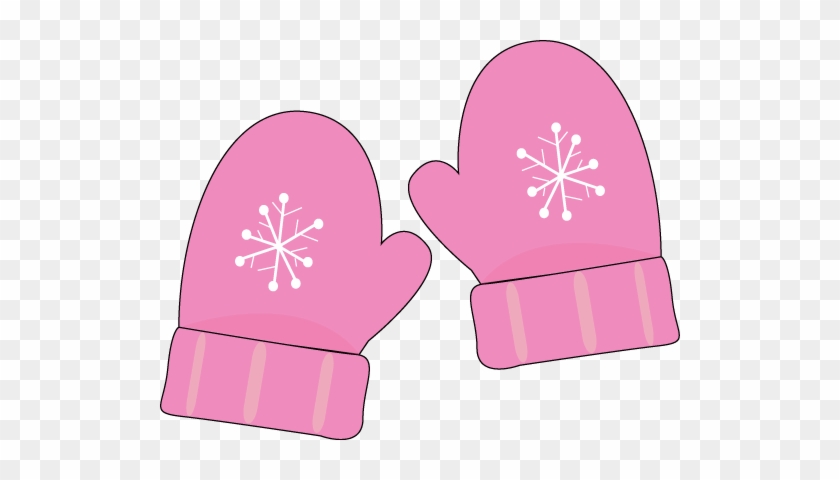 Pink Mittens Clip Art - Mittens Clip Art #388320