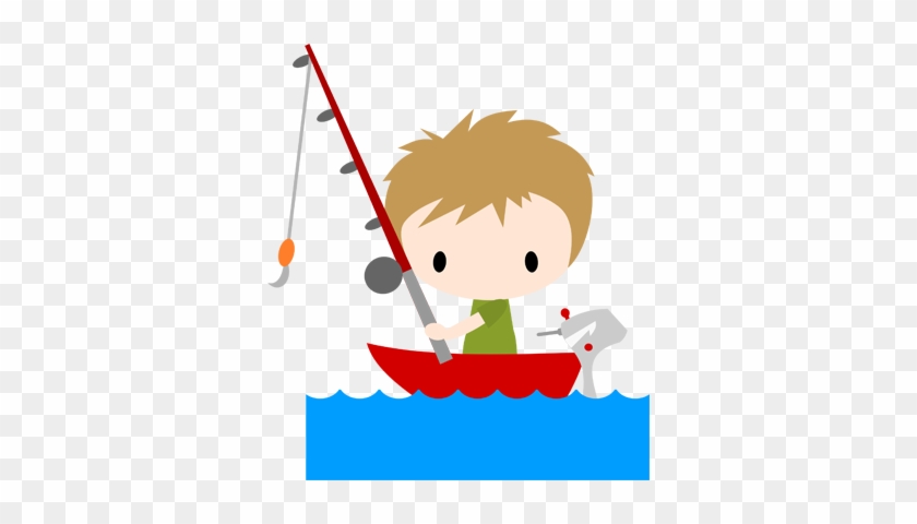 Fishing Boat Svg - Fisherman Chibi #388323