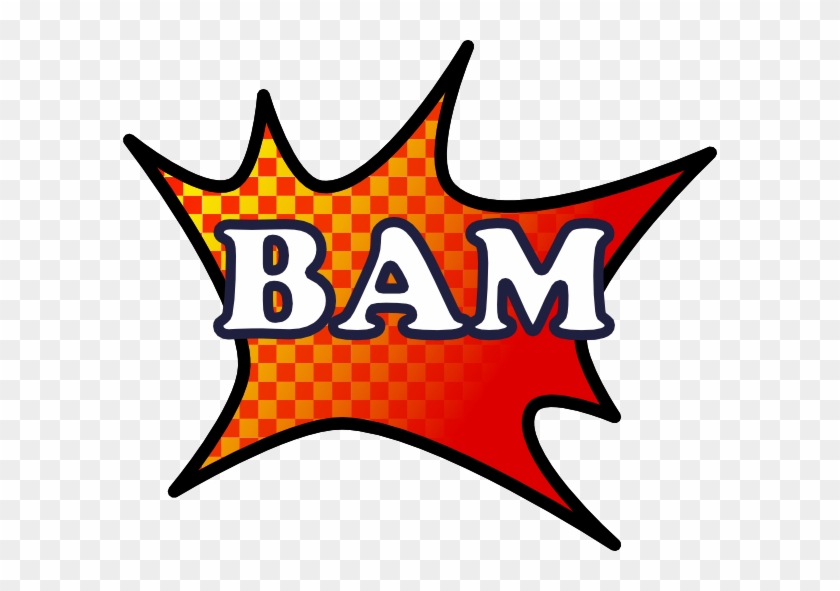 Free Vector Bam Splash Clip Art - Free Vector Bam Splash Clip Art #388324