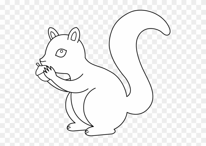 Squirrel Black And White Squirrel Clip Art Black And - Squirre Black And White Clipart #388367