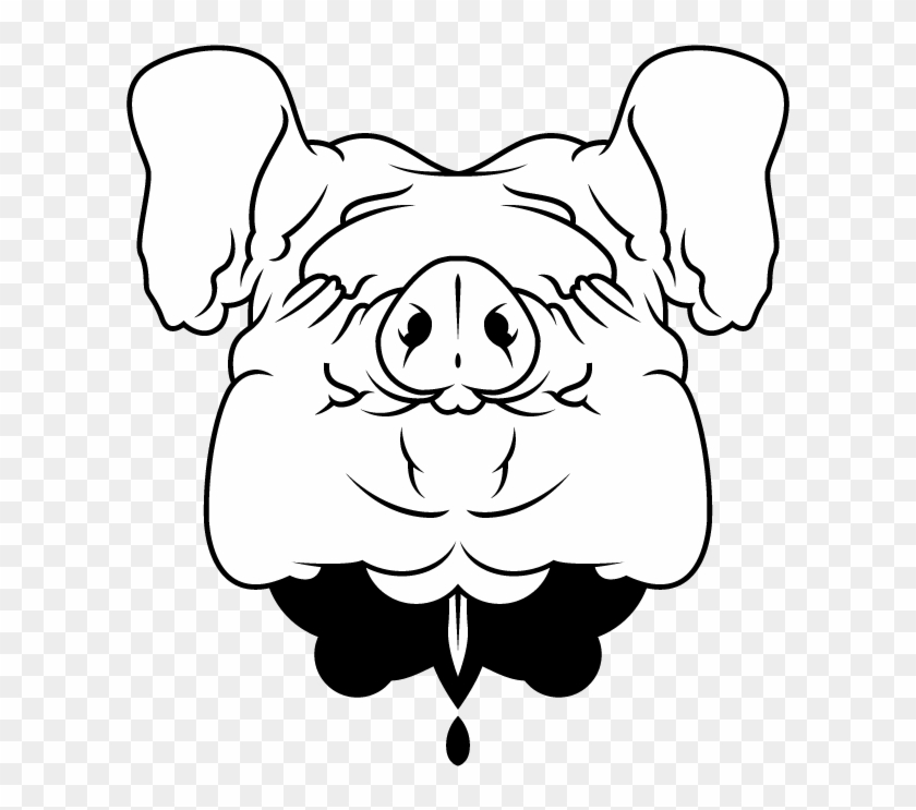 Pig Head Drawing At Getdrawings - Dead Pig Head Drawing #388376
