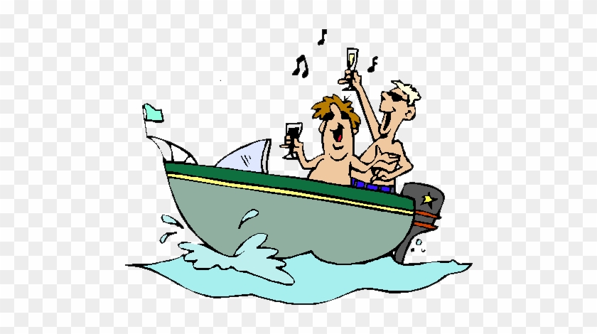 Fishing Boat Clipart Humorous - Party Boat Clip Art #388435