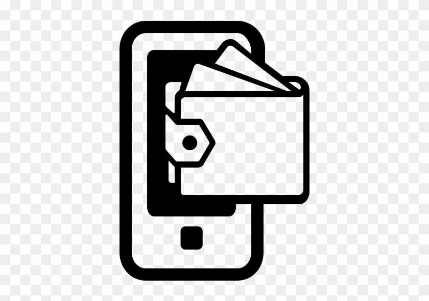 Mobile - Mobile Wallet Vector Png #388448