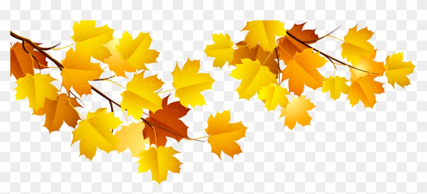 Fall Clipart Fall Branch - Autumn Png #388481