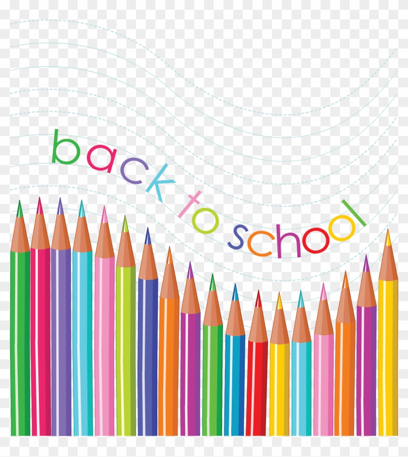 An Illustration Of Colored Pencils With The Message, - Back To School Pencils #388484