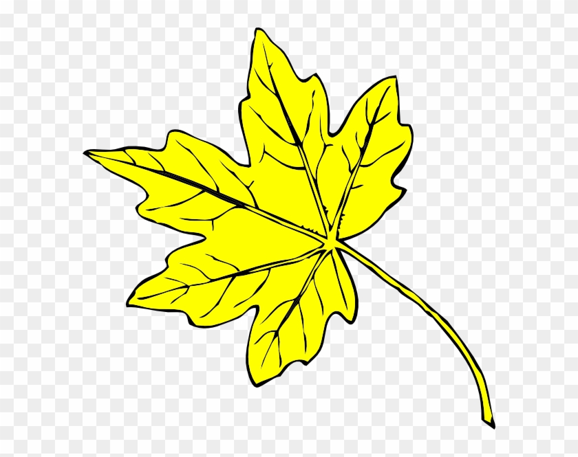 Yellow Leaf Clipart - Fall Leaves Clip Art #388554