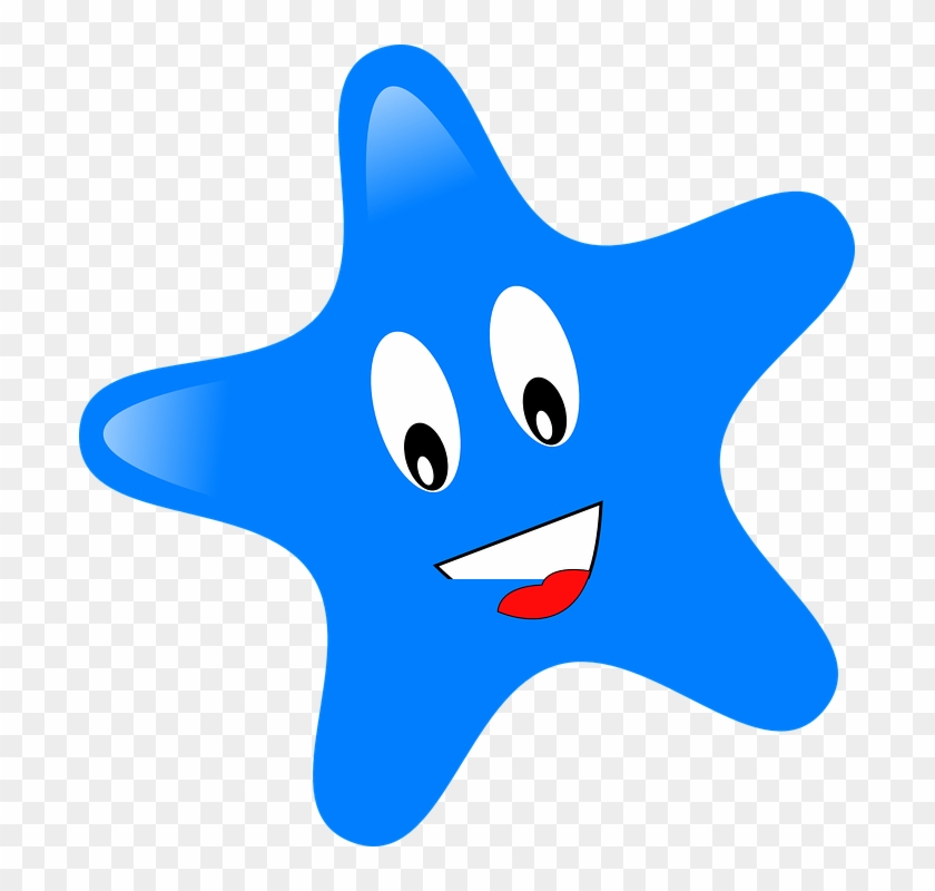 Hollywood Star Clipart 12, Buy Clip Art - Blue Star Clipart #388574