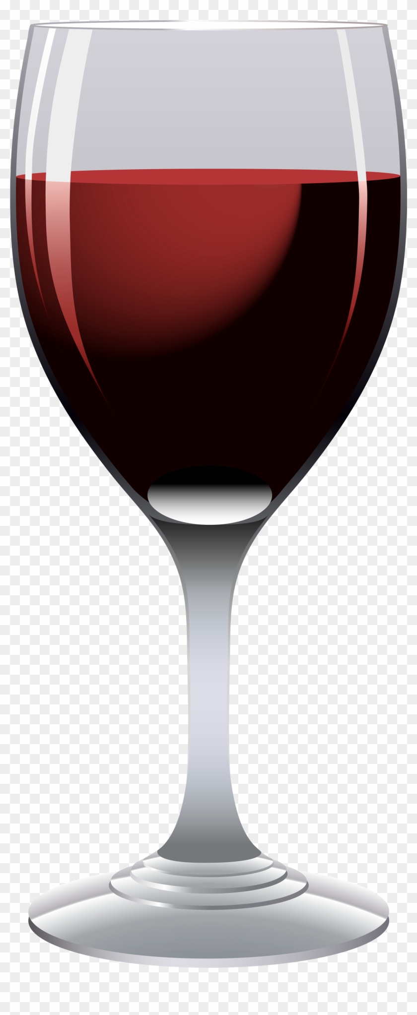 Red Wine Glass Png Clipart Image - Glass Of Red Wine Vector #388592