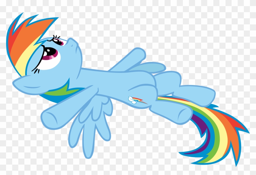 Rainbow Dash Lying Vector By Scrimpeh Rainbow Dash - My Little Pony: Friendship Is Magic #388599