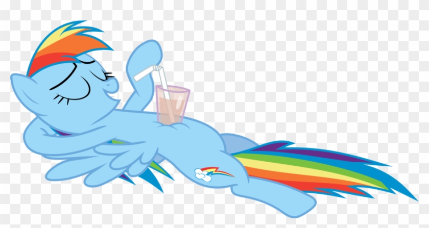 Chillin Rainbow Dash By Uxyd - My Little Pony Rainbow Dash Sitting #388607