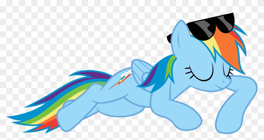 Rainbow Dash Lying Down By 90sigma - My Little Pony Lying Down #388616