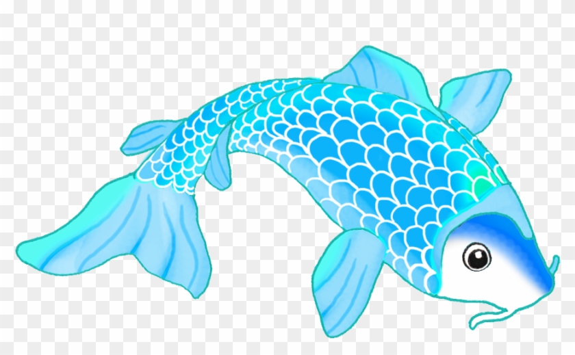 Colorful Koi Fish Drawings - Fish Drawing Png #388618