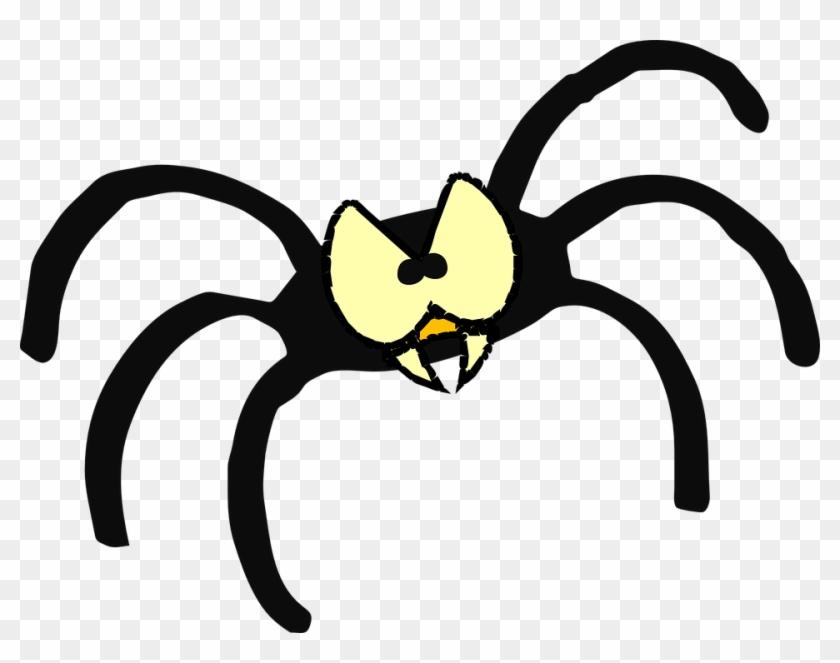 Angry Cartoon Eyes 9, Buy Clip Art - Scary Spider Clipart #388681