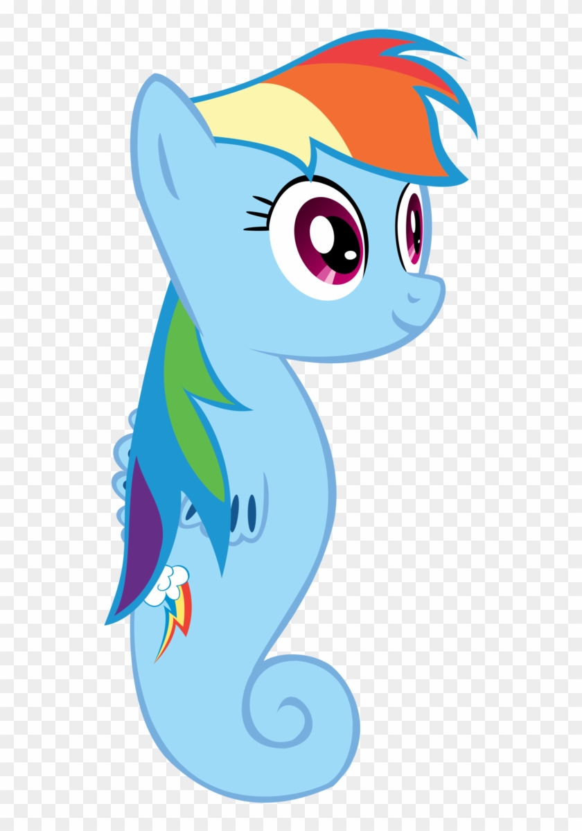Rainbow Dash The Sea Pony By Wolfsman2 - Rainbow Dash Sea Pony #388698