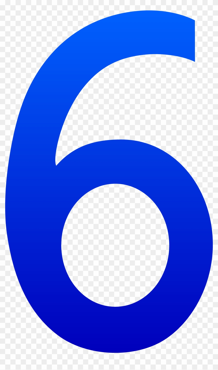 The Number Six Free Clip - 6 Clipart #388705