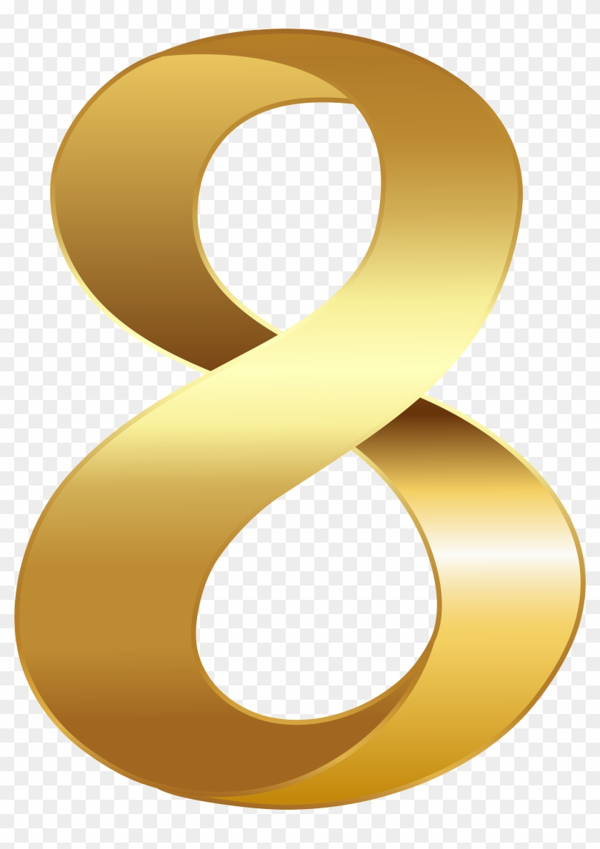 Golden Numberart Imagesclip Art - Golden Number Png #388706