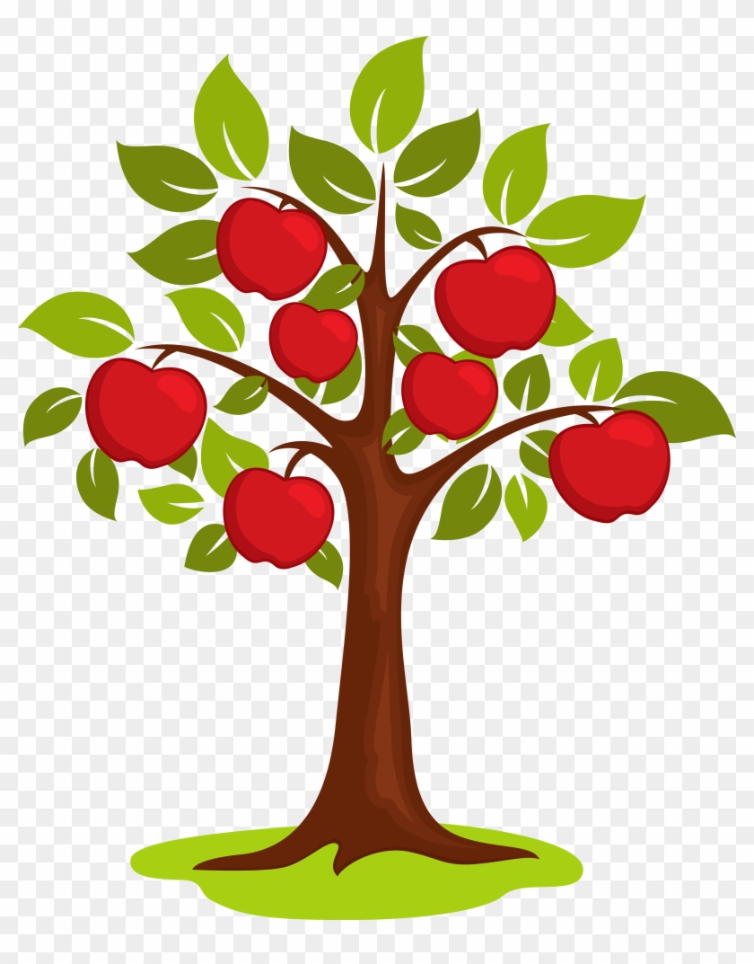 Cartoon Clip Art - Apple Tree Clip Art #388749