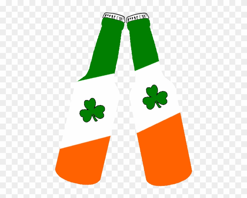 Ireland Clipart Small - Irish Flag With Beer #388867