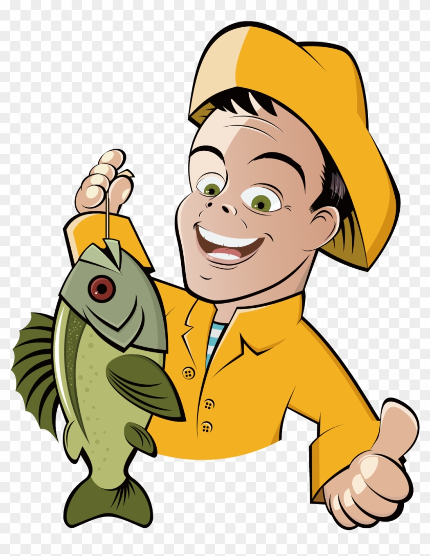 Fishing Cartoon Fisherman Clip Art - Fishing Cartoon #388895