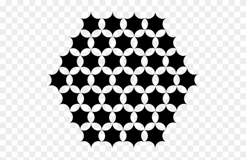 Round Hexagon Clover - Circle #388926