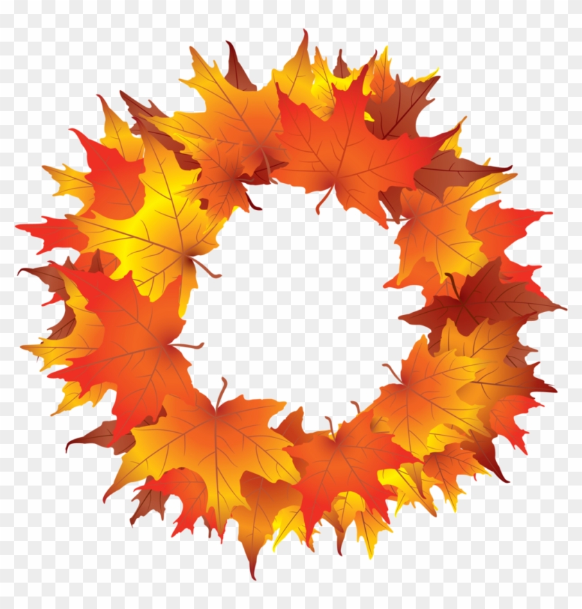 Fall Wreaths Cliparts - Fall Wreath Clip Art #388984